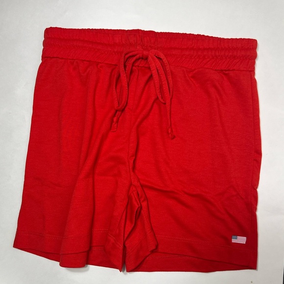 PSK collective Women’s running short, Moisture wicking, mid length, Red , XLarge - Picture 2 of 5
